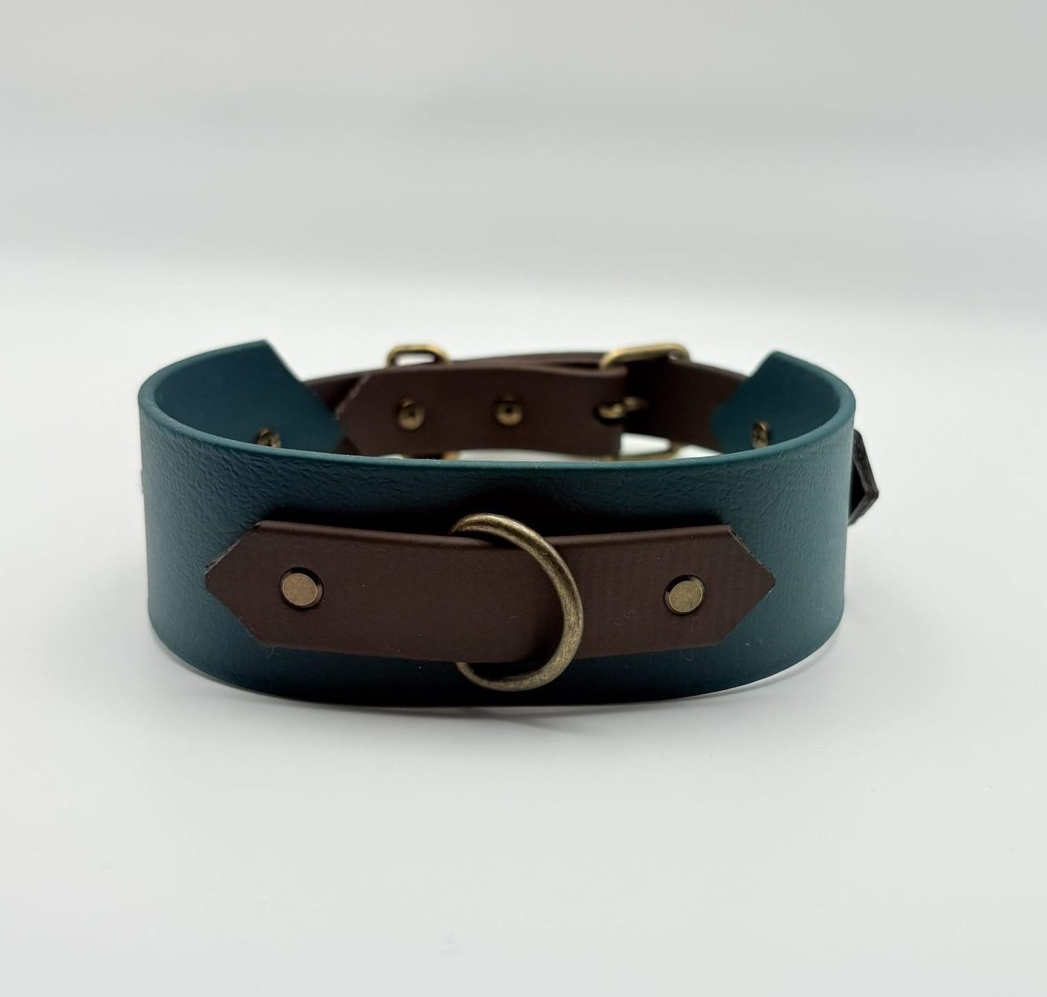 Biothane Bondage Collar Halsband grün für Damen, Herren, Submissive