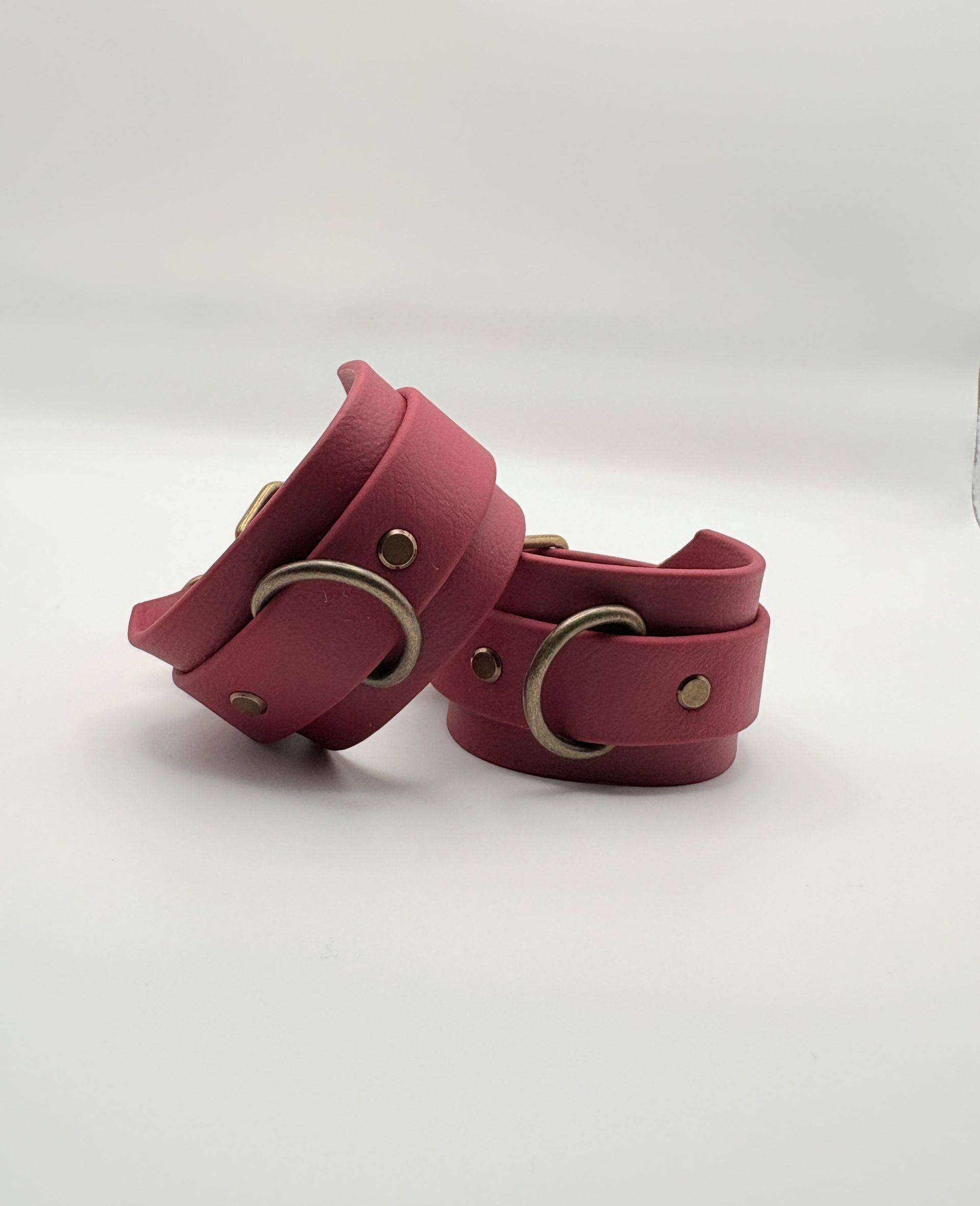 Wrist Cuffs, Handfesseln in Rot für Damen, Herren